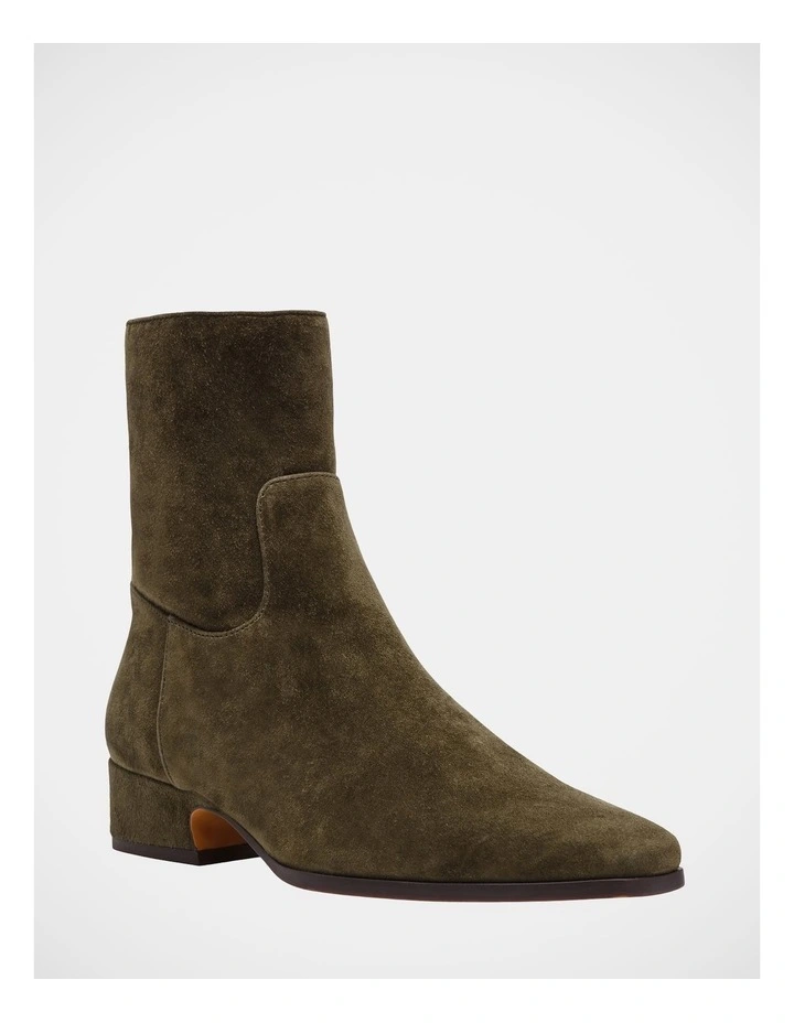 Dusty Boots in Olive image 2