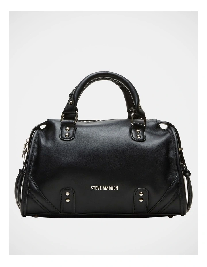 BRiggs Satchel Bag in Black/Silver image 4