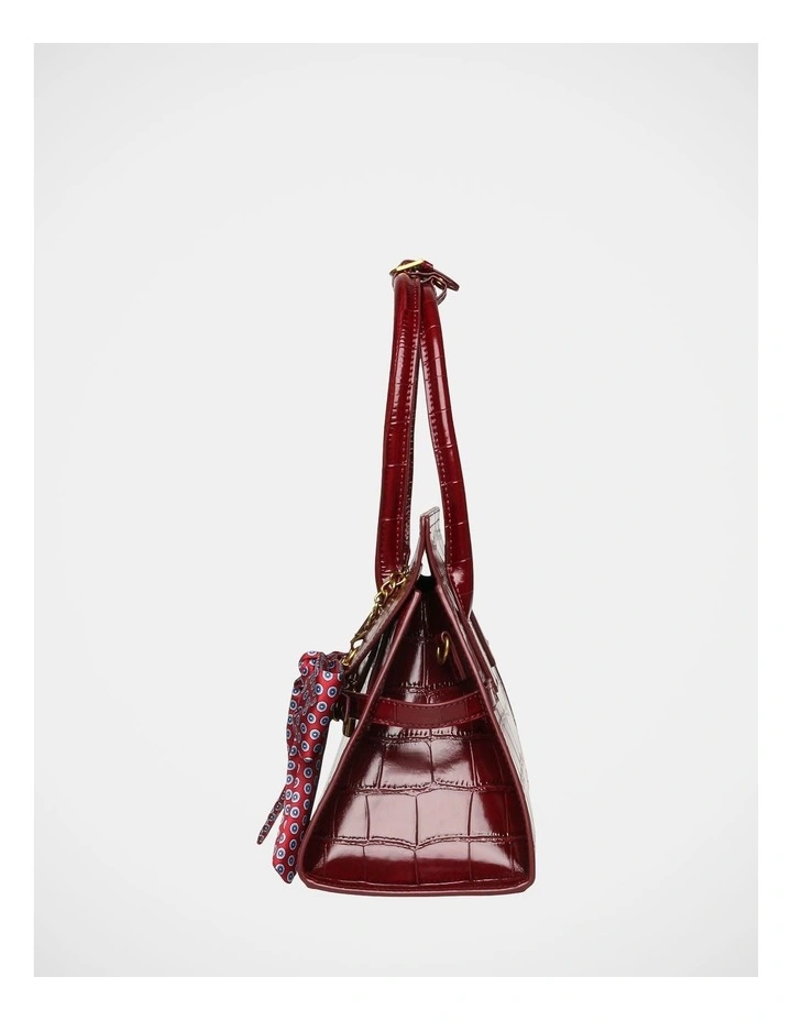 BDaryn Top Handle Bag in Red image 3