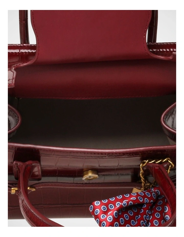 BDaryn Top Handle Bag in Red image 5