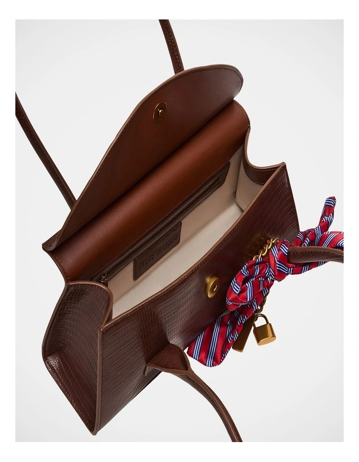 BMilan Top Handle Bag in Chocolate image 4
