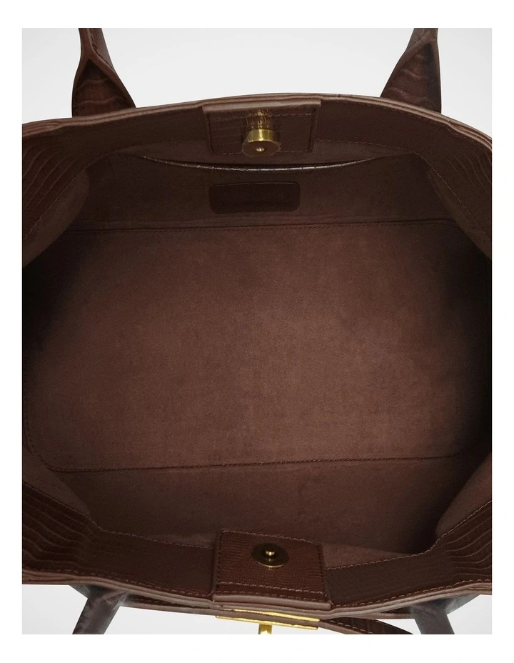 BKasey Tote Bag in Chocolate image 4