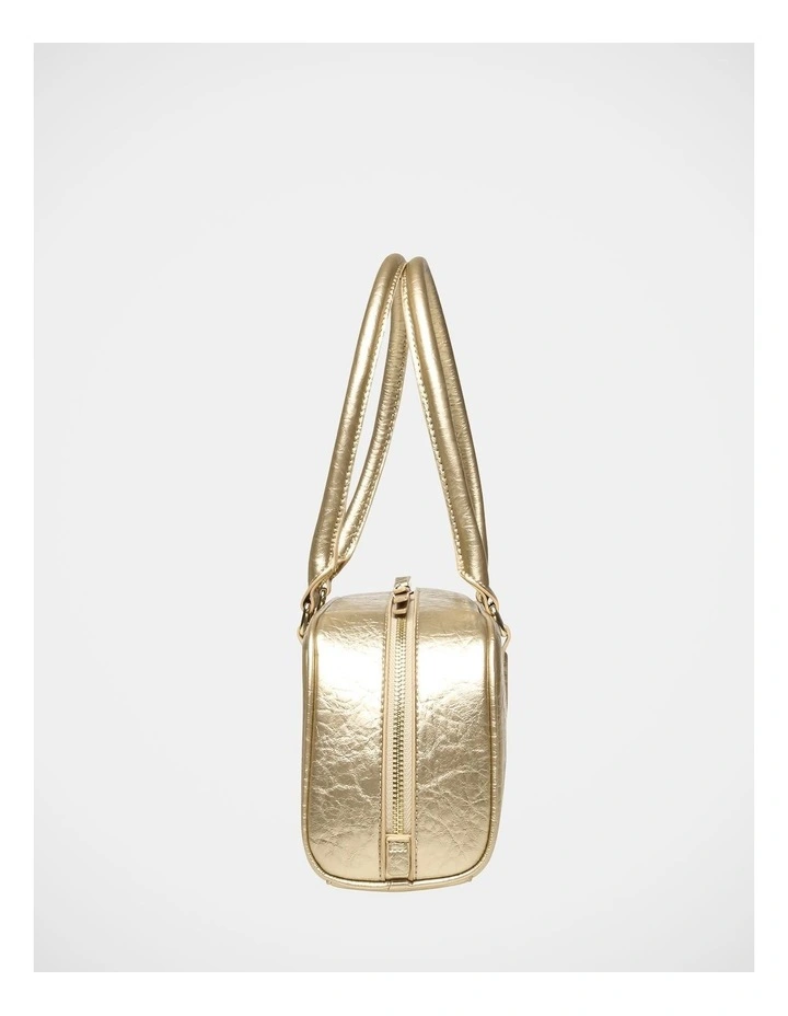 BMayve Satchel Bag in Gold image 3