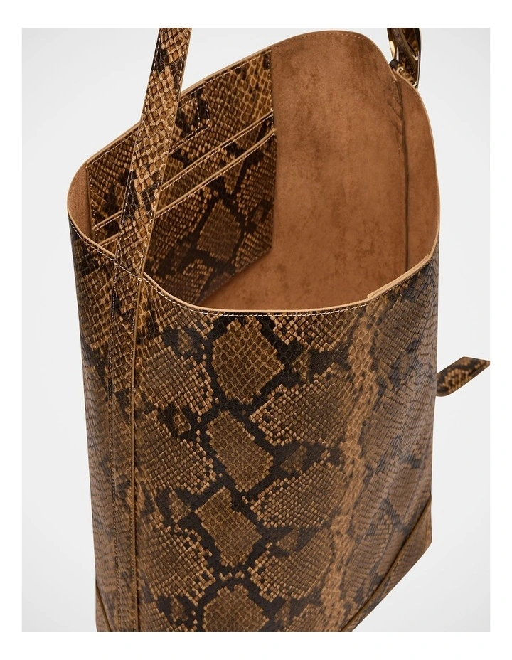 BDenise Tote Bag in Brown image 5