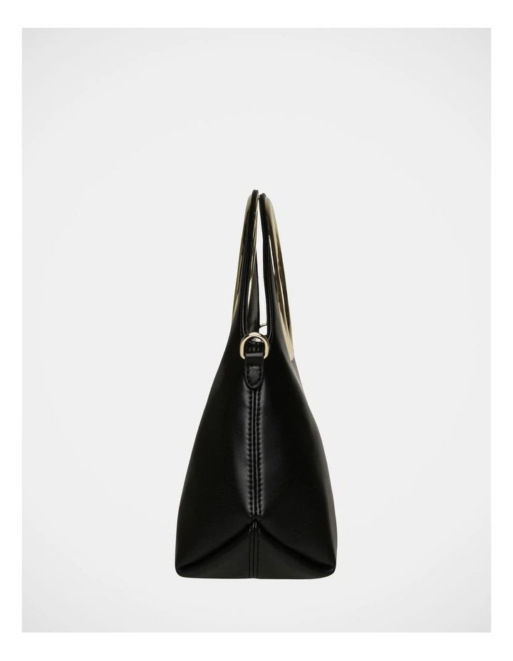 BFiora Top Handle Bag in Black image 3