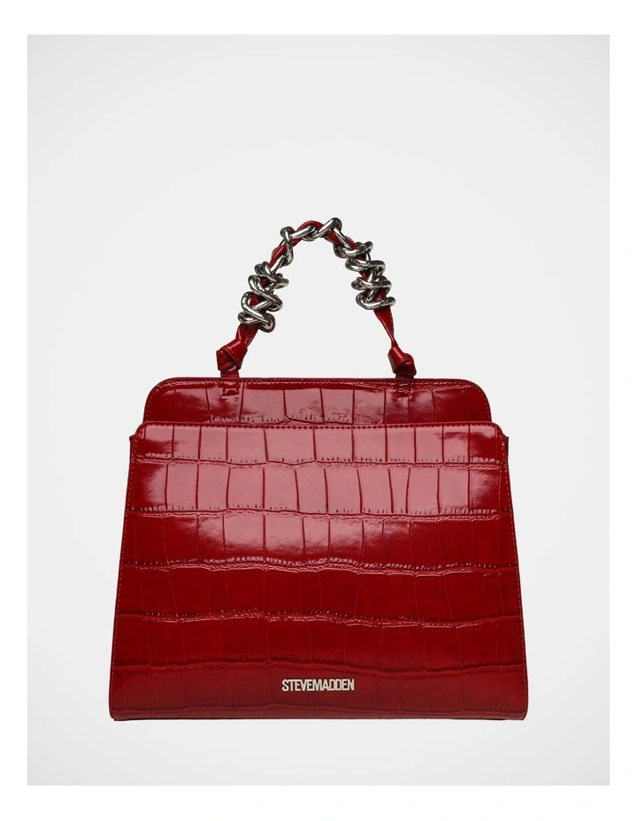 BLune Satchel Bag in Red image 4