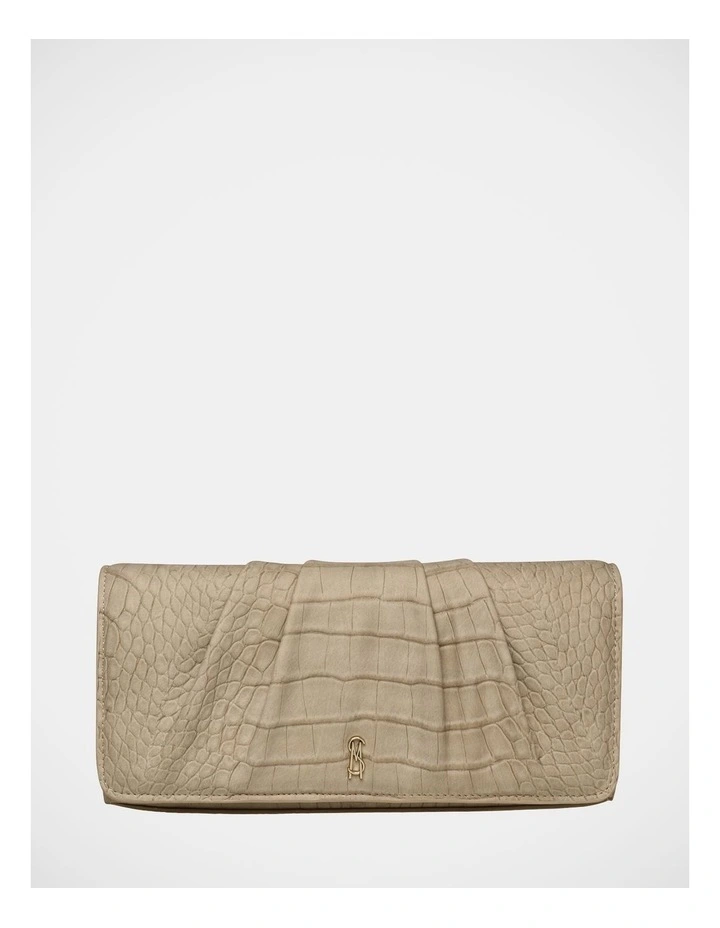 BAzalea Clutch Bag in Beige image 1