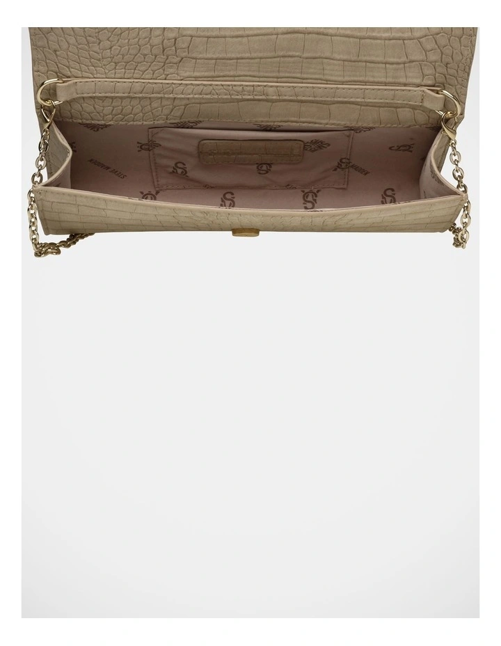 BAzalea Clutch Bag in Beige image 5