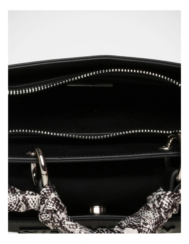 Bevlynn Satchel Bag in Black image 4