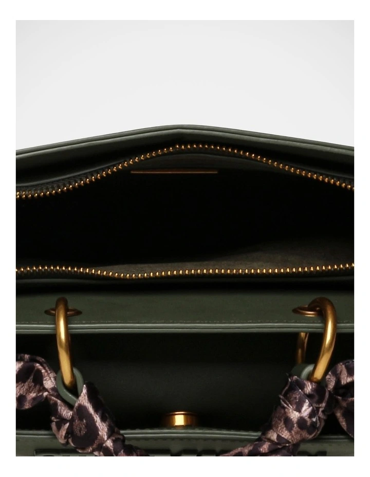 BEvlynn Satchel Bag in ML Green image 5