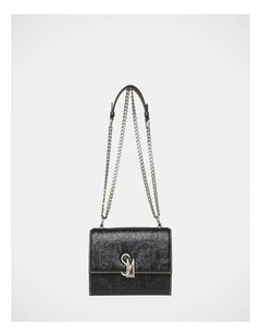 BPaysons Crossbody Bag in Black/Silver