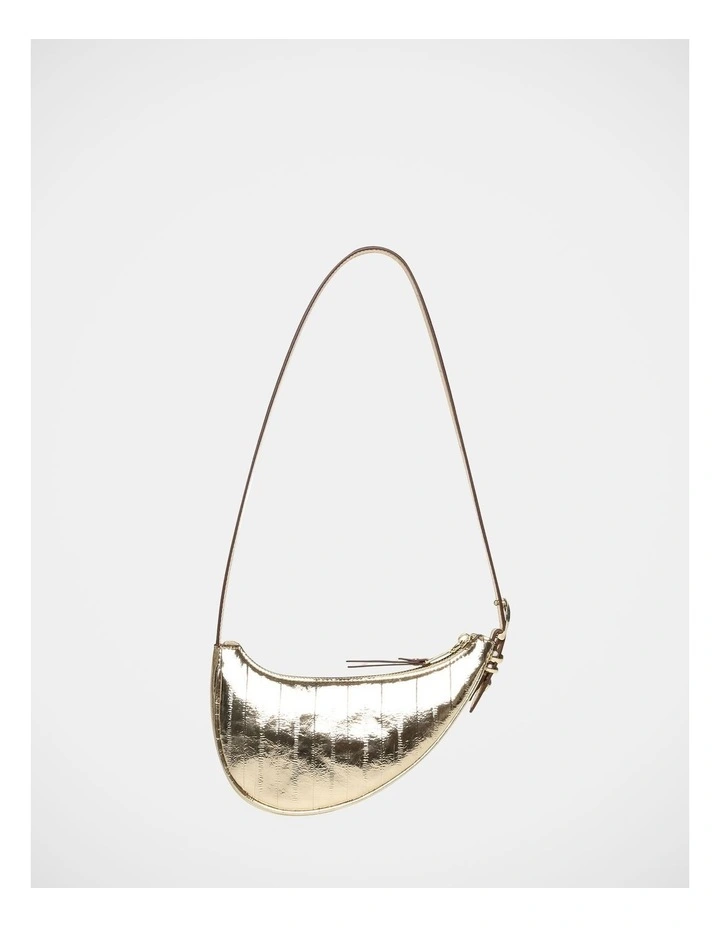 BIcy E Shoulder Bag in Gold image 4