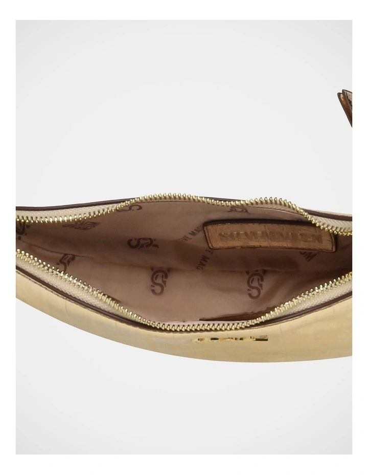 BIcy E Shoulder Bag in Gold image 5