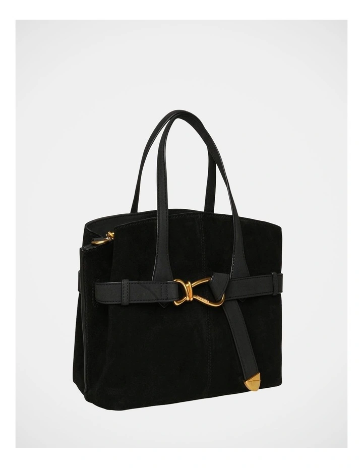 BSadee Tote Bag in Black/Gold image 3