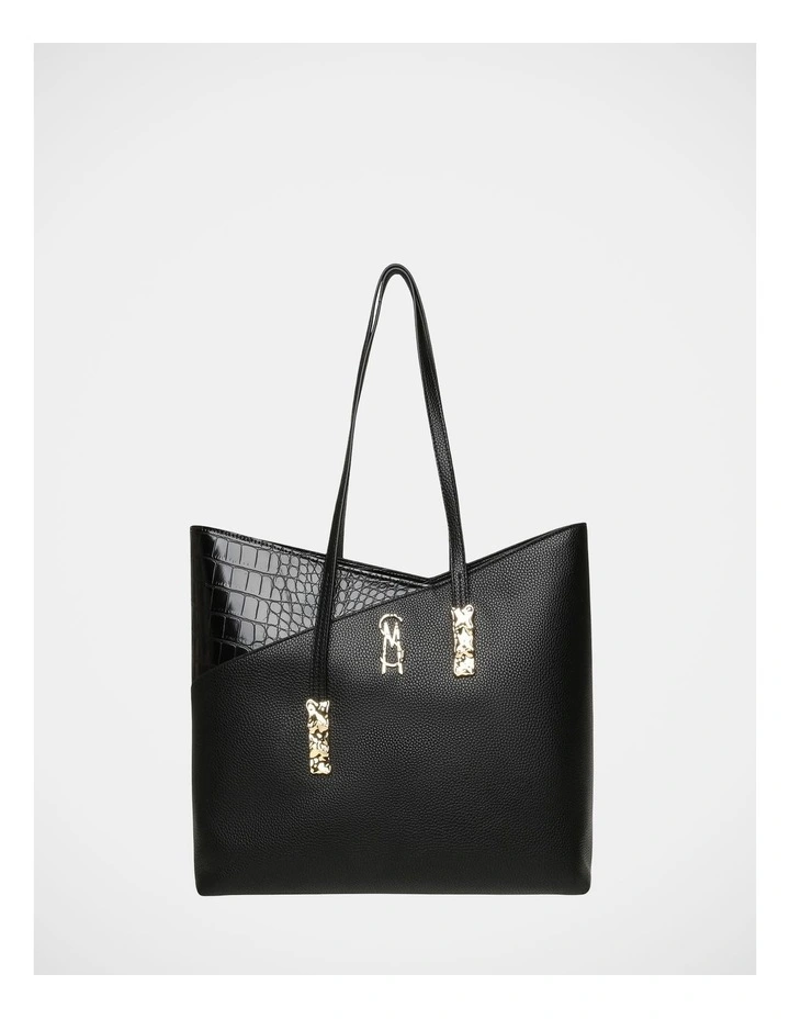 BEliot-C Tote Bag in Black/Gold image 1
