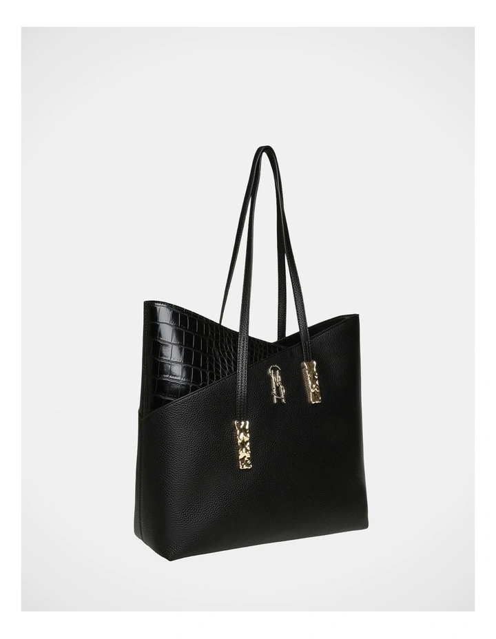 BEliot-C Tote Bag in Black/Gold image 2