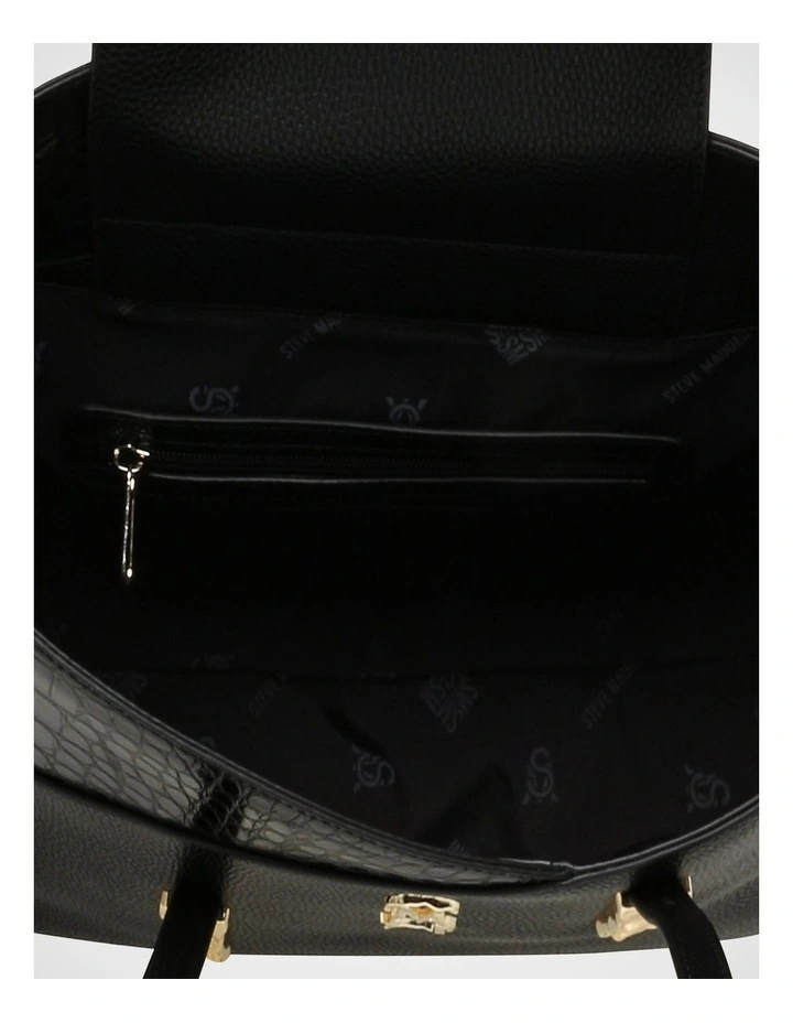 BEliot-C Tote Bag in Black/Gold image 5