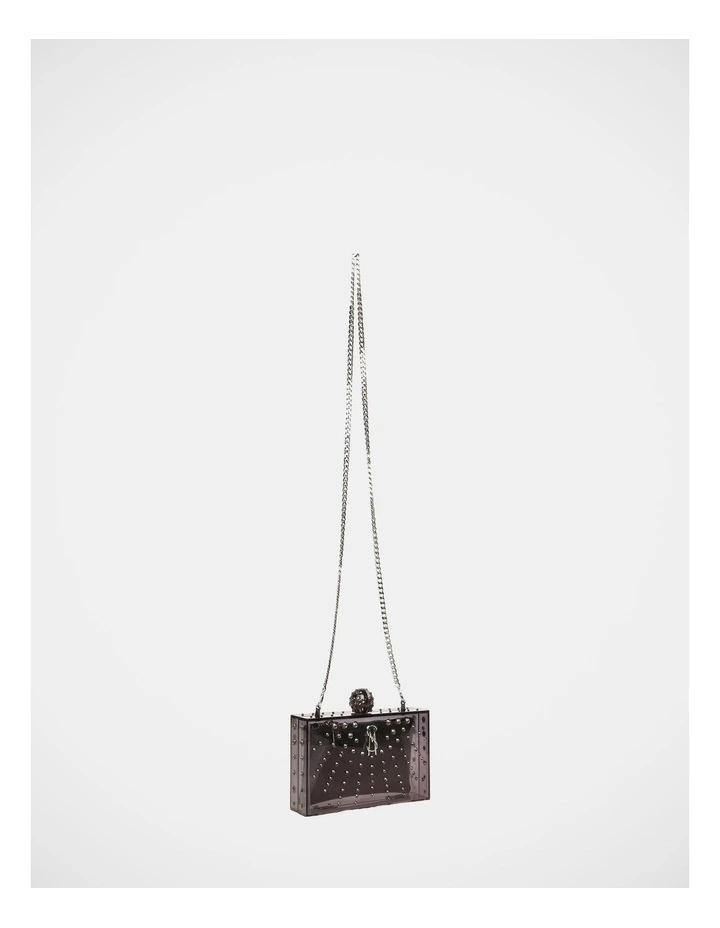 BAngels Clutch Bag in Black/Silver image 2