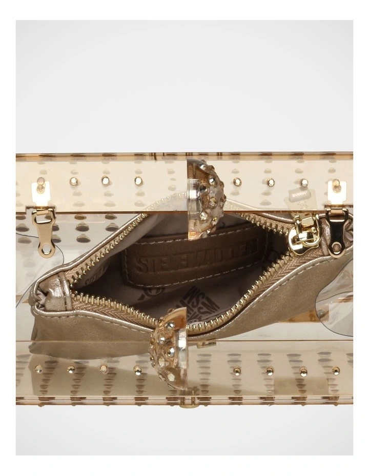 BTeaser Clutch Bag in Gold image 6