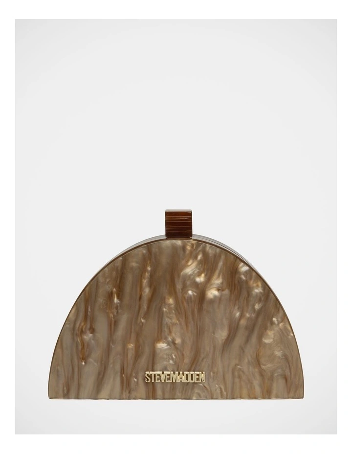 BHalo Clutch Bag in Gold image 5