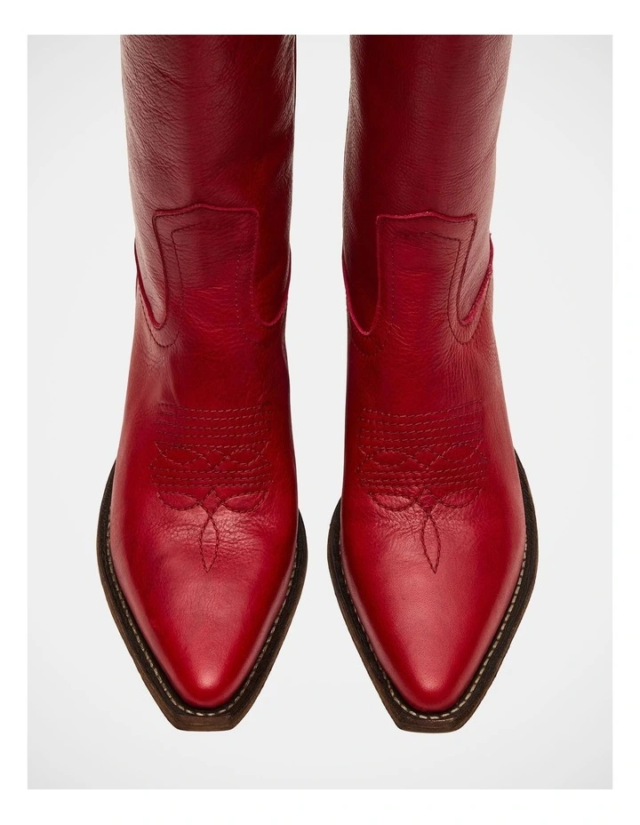 Albany Boots in Red image 3