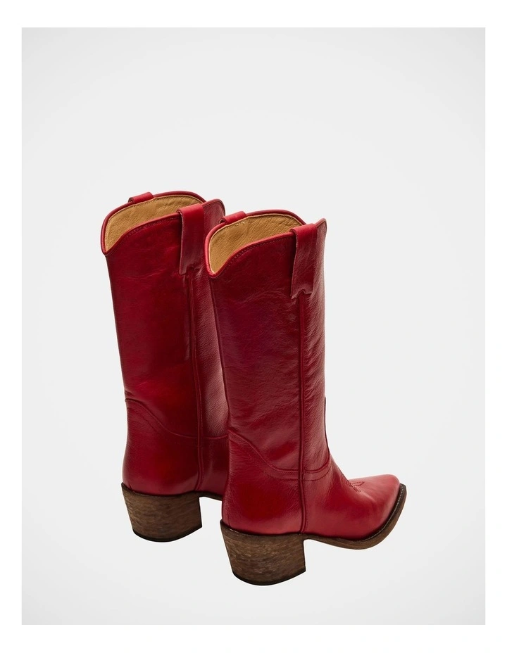 Albany Boots in Red image 4