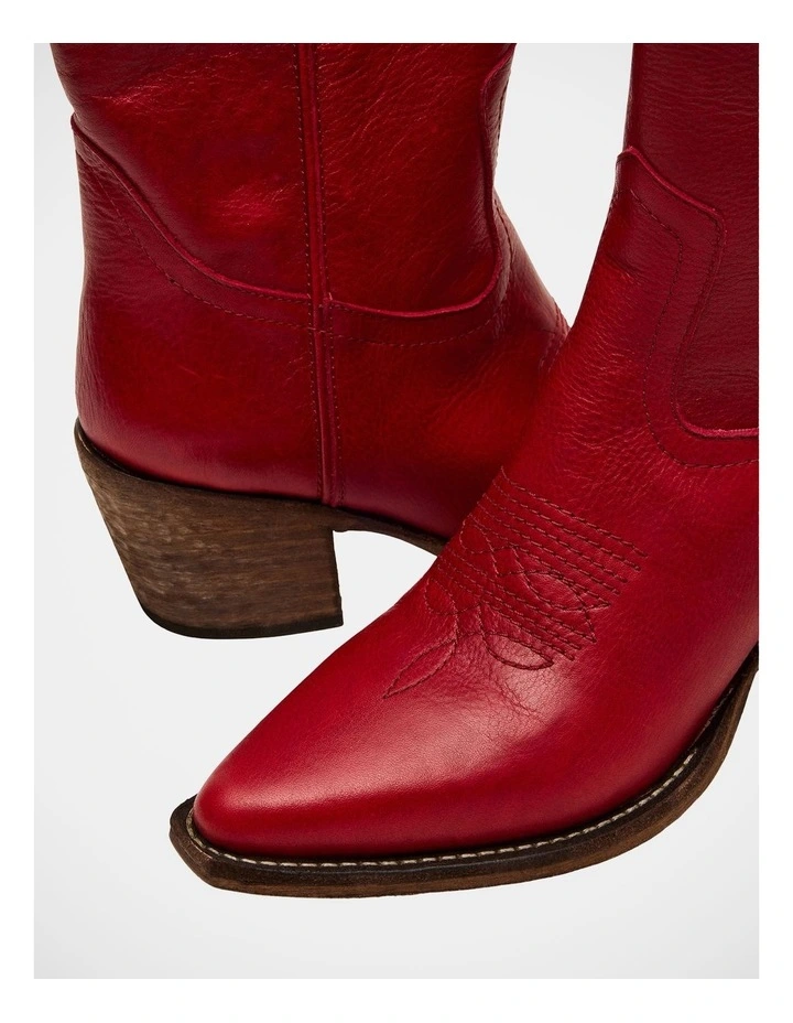 Albany Boots in Red image 5