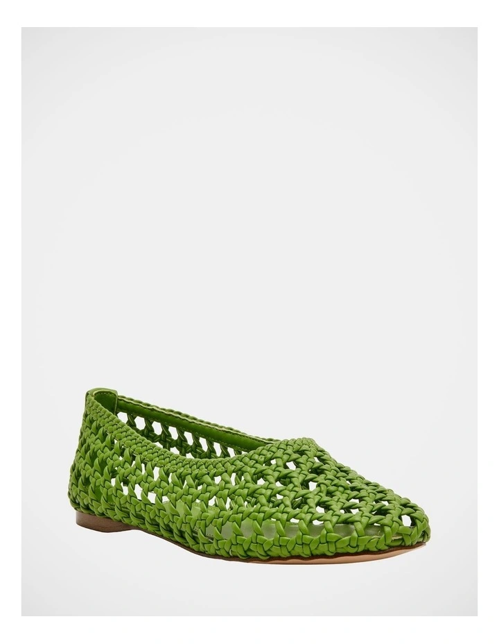 Rena Flats Shoe in Green image 2