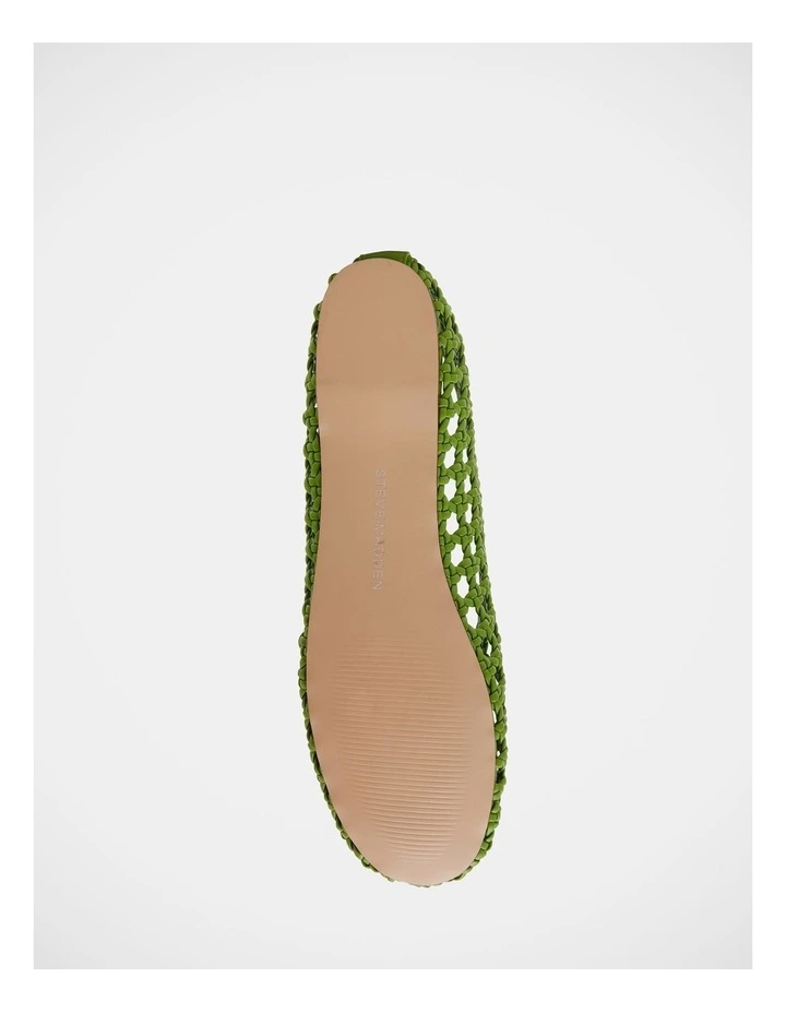 Rena Flats Shoe in Green image 7