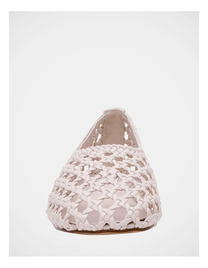 Rena Flats Shoe in Ivory image 3