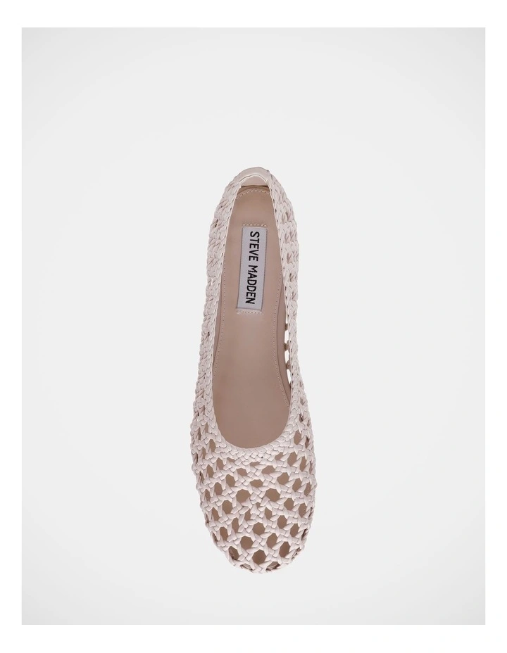 Rena Flats Shoe in Ivory image 4