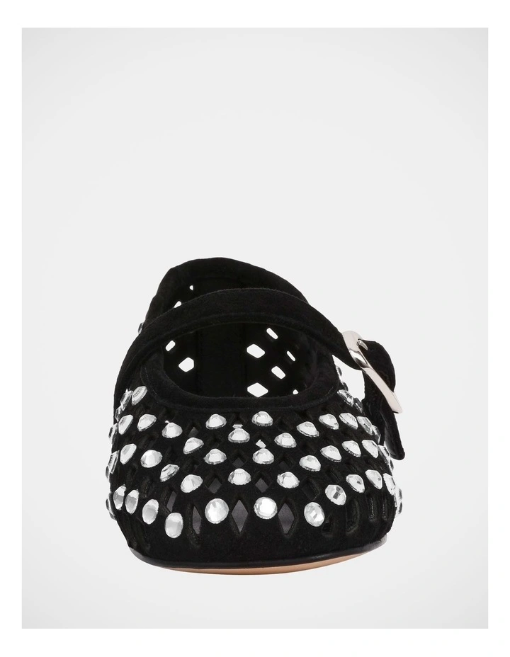 Rerun Ballet Flats in Black image 3