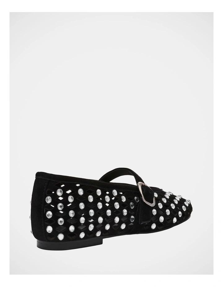 Rerun Ballet Flats in Black image 5