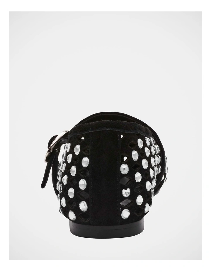 Rerun Ballet Flats in Black image 6