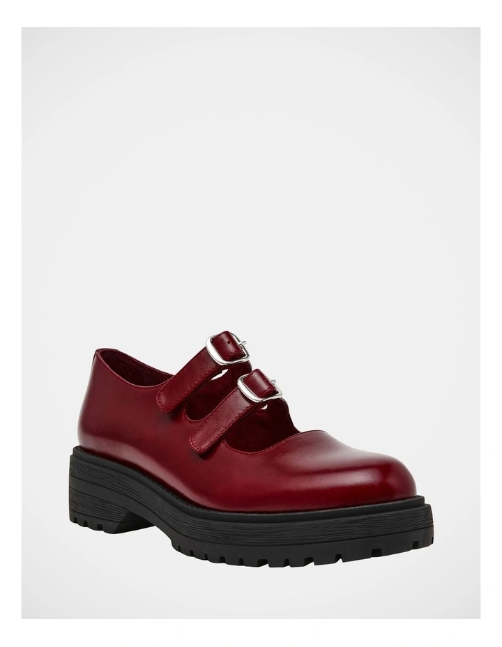 Alba Mary Janes in Burgundy image 2