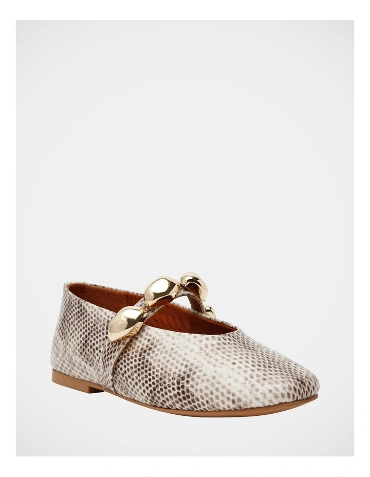 Poppin Flats in Natural Snake image 2