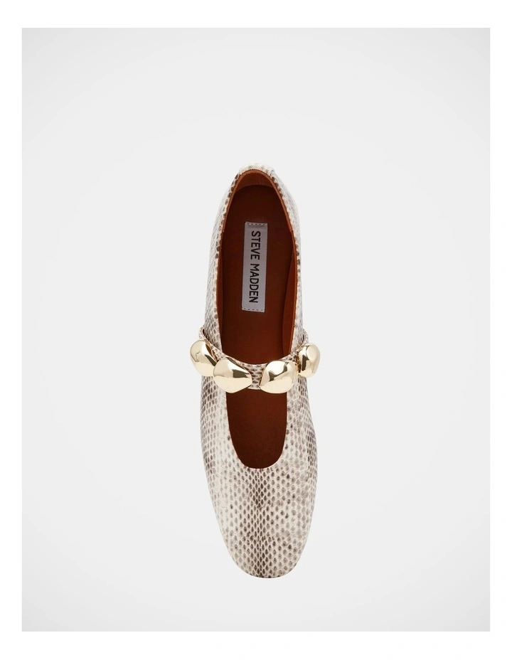 Poppin Flats in Natural Snake image 4