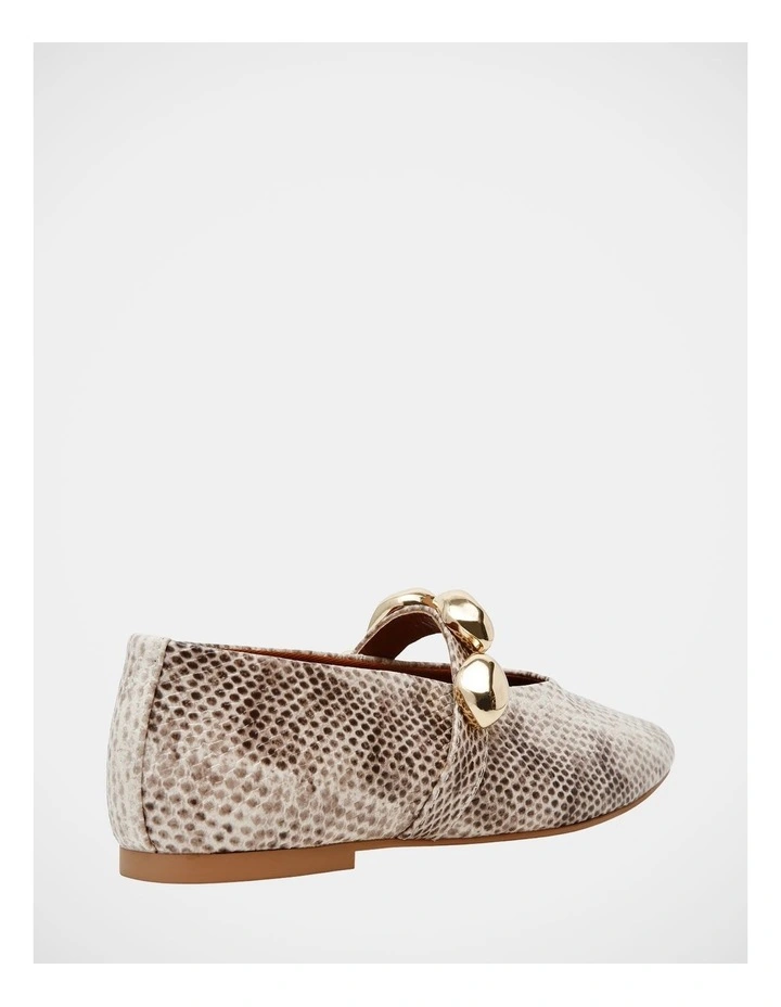 Poppin Flats in Natural Snake image 5