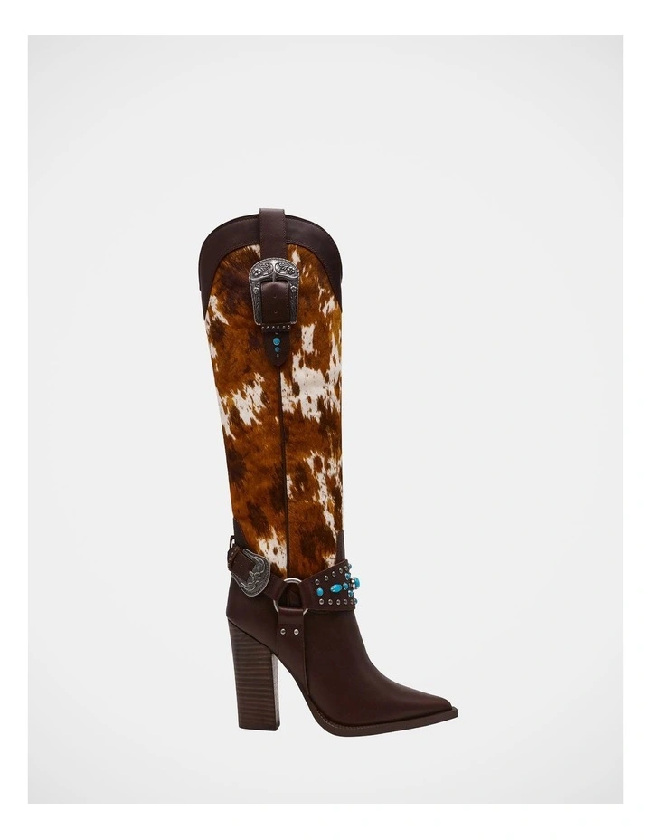 Kolt-H Boots in Brown Multi image 1