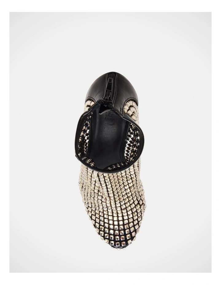 Dancin Dress Heels in Black/Rhinestone image 4