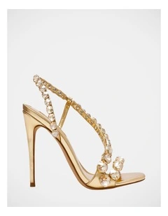 Nylie Dress Heels in Gold Metallic