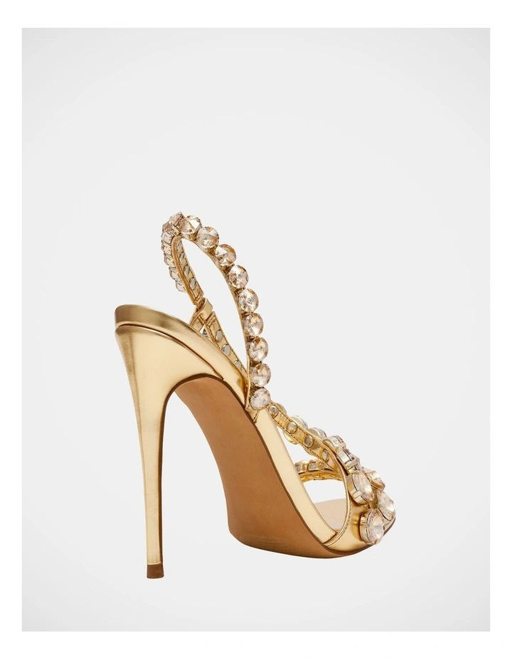 Nylie Dress Heels in Gold Metallic image 5