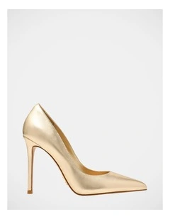 Evelyn Dress Heels in Gold