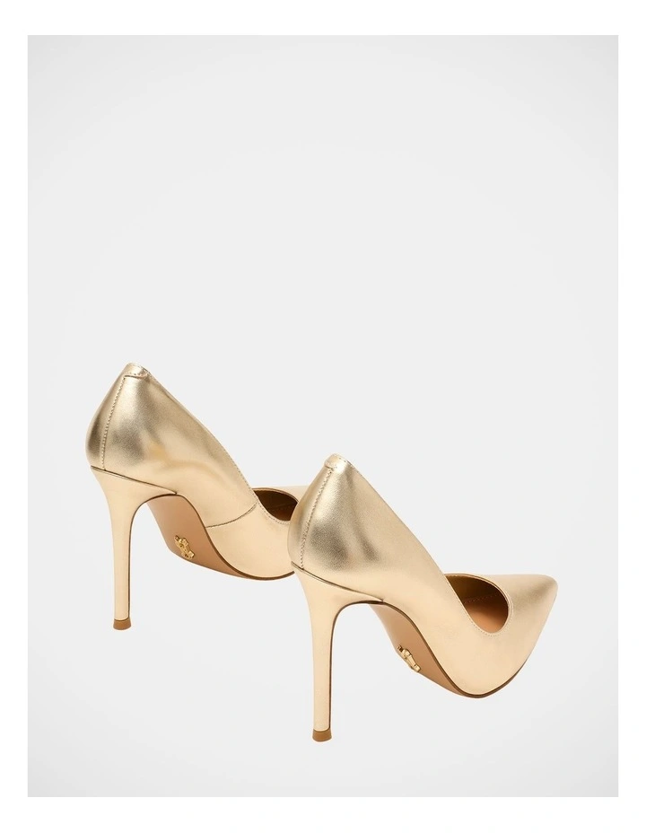 Evelyn Dress Heels in Gold image 4