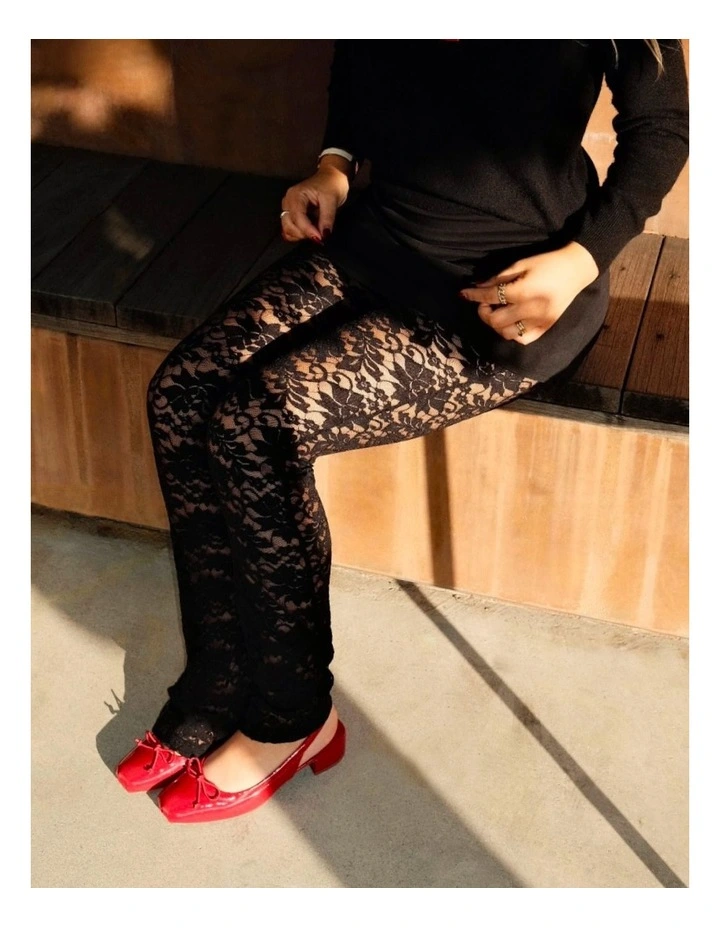 Loved Mary Janes Ballet in Red image 2