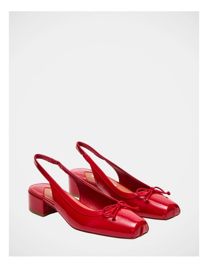 Loved Mary Janes Ballet in Red image 2