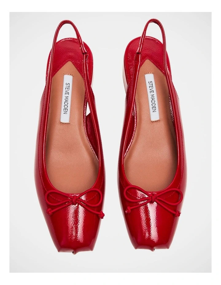 Loved Mary Janes Ballet in Red image 3