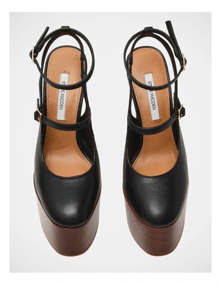 Scotlyn Stacked Dress Heels in Black image 3