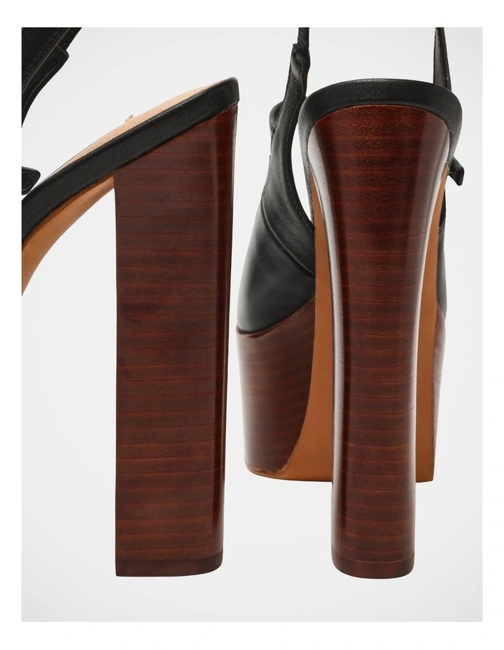 Scotlyn Stacked Dress Heels in Black image 5