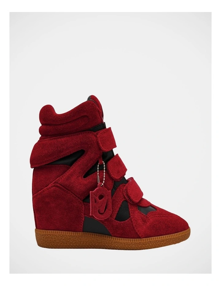 Mavis Sneakers in Burgundy image 1